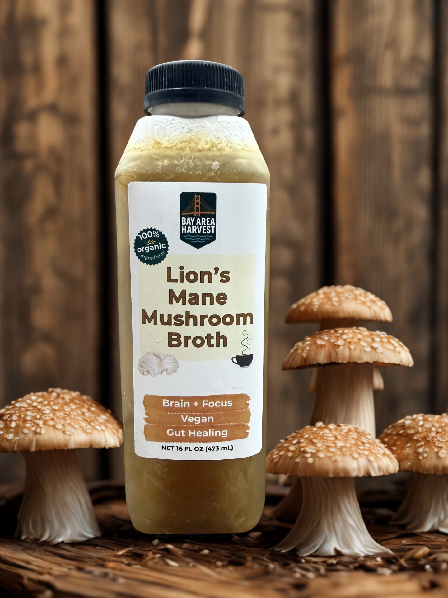 Lion's Mane Mushroom Broth