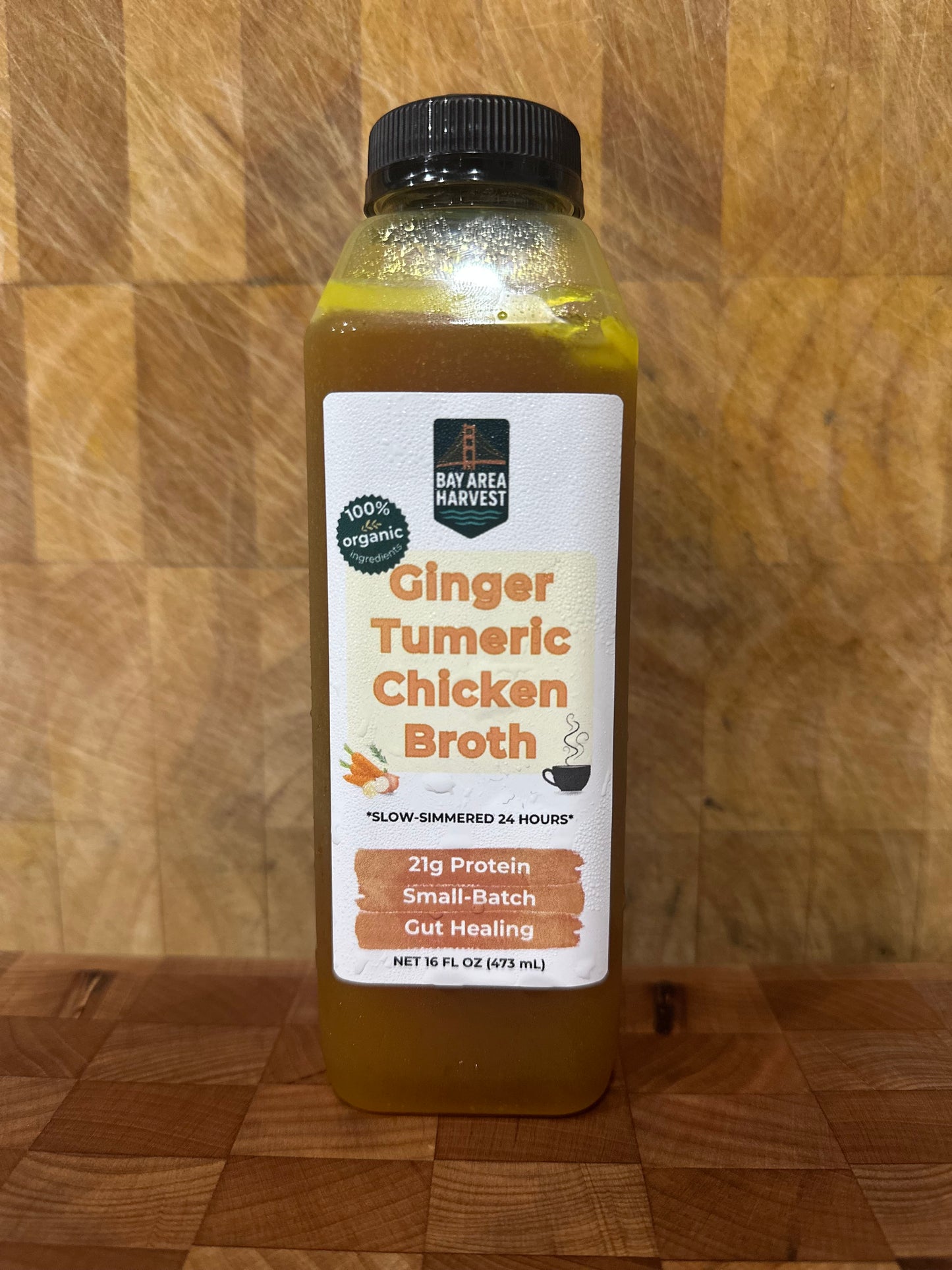 Ginger Tumeric Chicken Bone Broth