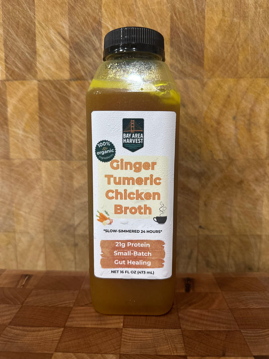 Ginger Tumeric Chicken Bone Broth